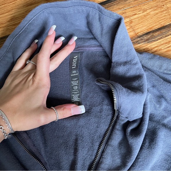 Vuori Sunny Side Half Zip Azure Pullover - Picture 3 of 4